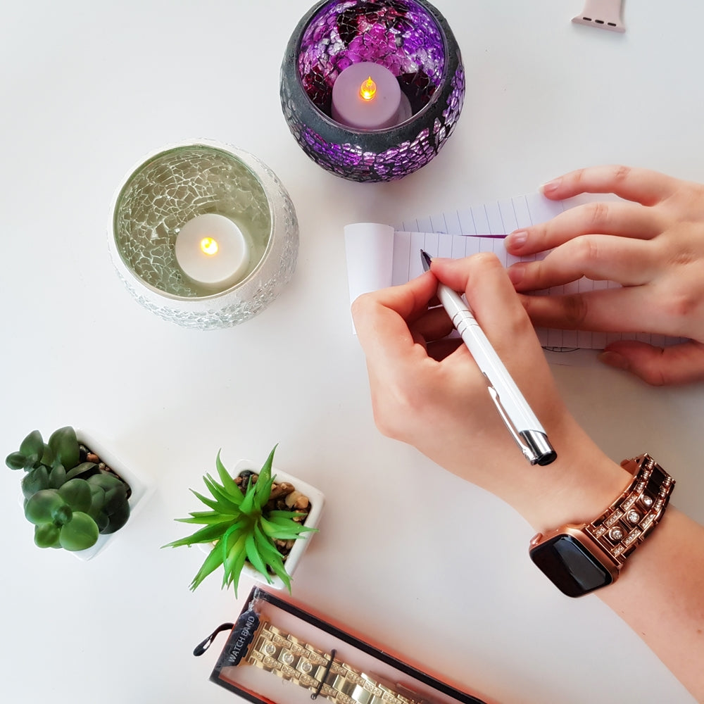 Metallic Diamonds Smart Watch Band