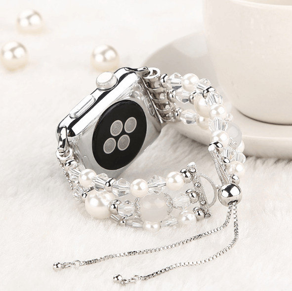 Gorgeous Handmade Smart Watch Band - With Healing Properties Of Agate Stone