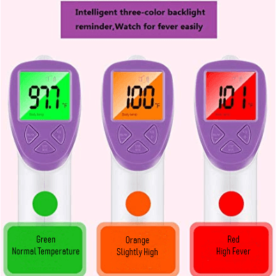 no touch thermometer readings