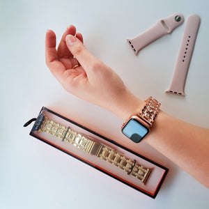 Metallic Diamonds Apple Watch Band