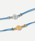 Best Friends Gift Card Bracelets compass charms