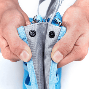 closeup of a handbag insert