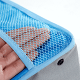 outside mesh pockets of the handbag insert