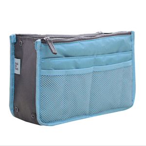 blue handbag insert