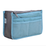 blue handbag insert