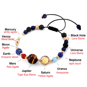 Cosmic energy bracelet detailing the stone significance