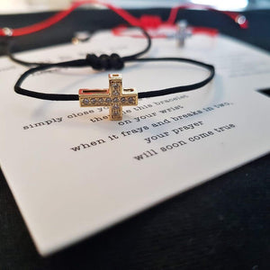 cross bracelet charm