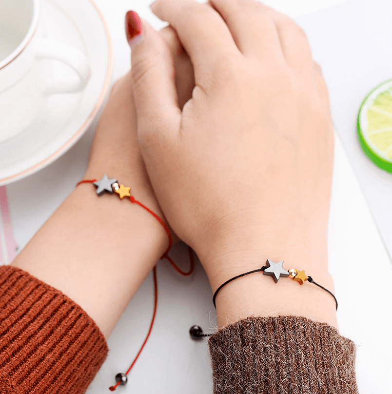 Friendship Card Red String Bracelet