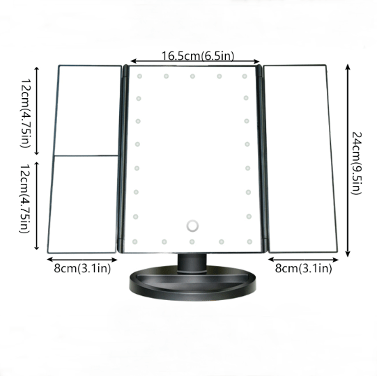LED Mirror sizes