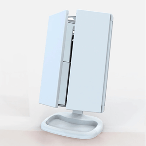 white led mirror closed up