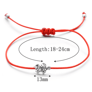 Lucky Sea Turtle Gift Card Bracelet dimensions