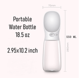 portable dog water bottle specifications