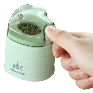 Automatic Eco toothpick dispenser made from wheat fiber