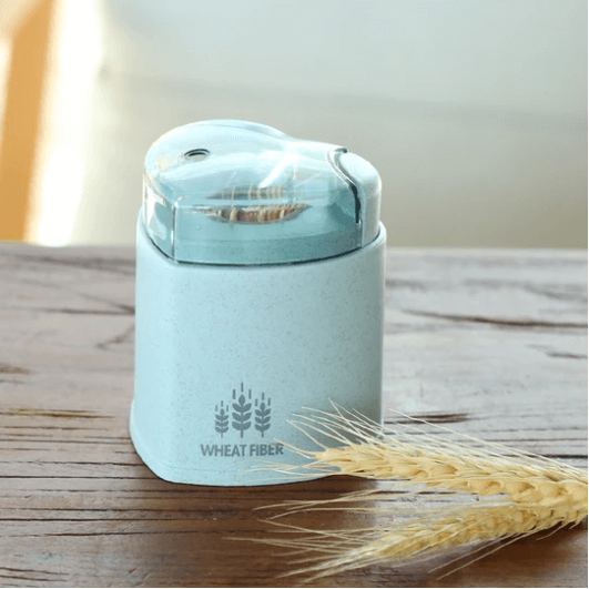 Wheat fiber automatic eco toothpick container 